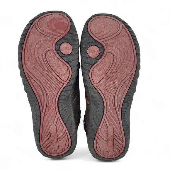 JBU Synergy Outdoor Sneakers Brown Red Size 9 Trail Shoes - Picture 5 of 6